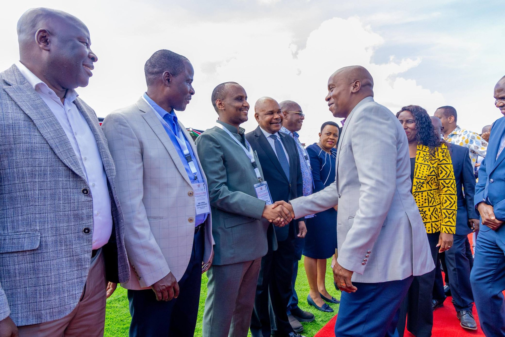 PS Ahmed among those who received Deputy President H.E. Kithure Kindiki upon his arrival for the 3rd Annual Regulatory Authorities and Agencies Conference held in Kitui County.