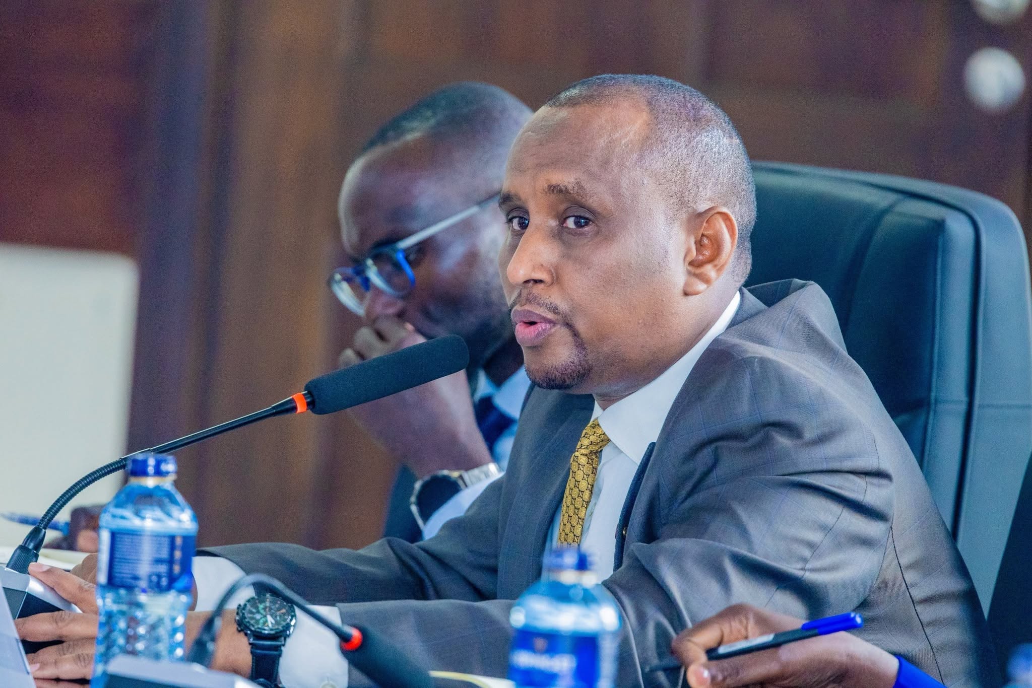 PS. Ahmed  addressing the 3rd Joint Steering Committee meeting at the Kenya Railways Headquarters, Nairobi.