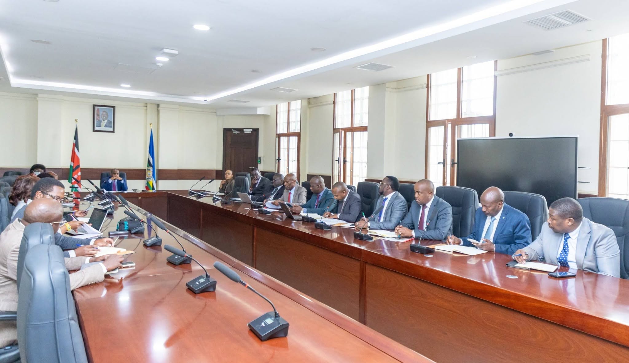 PS Ahmed Abdisalan leads the Fourth Meeting of the Implementation Committee's Legal, Governance, Finance and Communication Sub-Committee