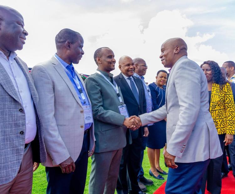 PS Ahmed among those who received Deputy President H.E. Kithure Kindiki upon his arrival for the 3rd Annual Regulatory Authorities and Agencies Conference held in Kitui County.