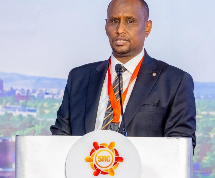 PS Ahmed making his remarks during National Productivity and Performance Conference at KSG, Nairobi